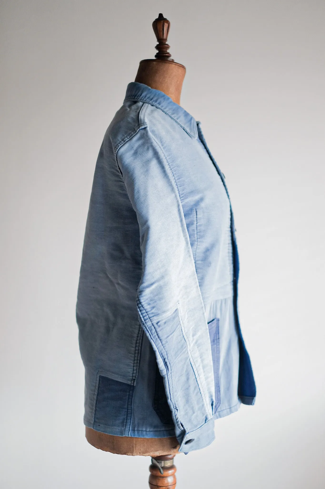 [~ 50's] Veste de travail Blue Moleskin vintage française 