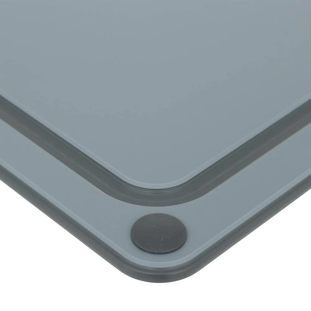 5five - planche à découper "néo 2" en plastique gris 37x27,5cm