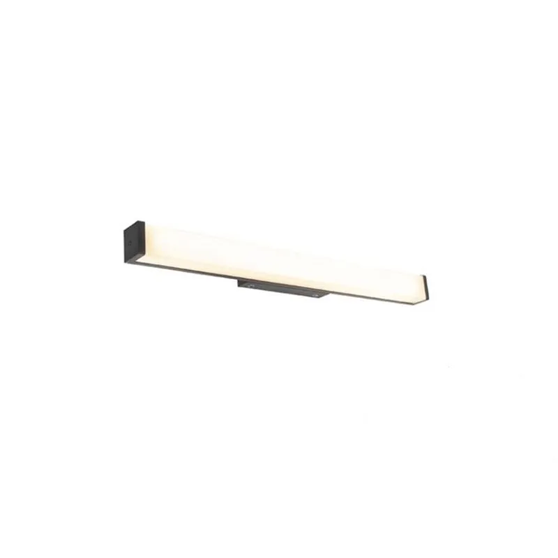 Applique de salle de bain moderne noire 62 cm IP44 - Cascada