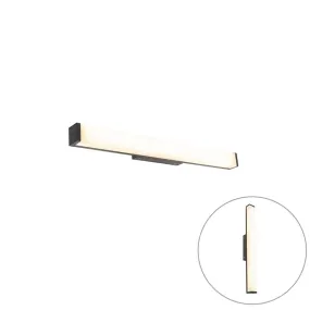 Applique de salle de bain moderne noire 62 cm IP44 - Cascada