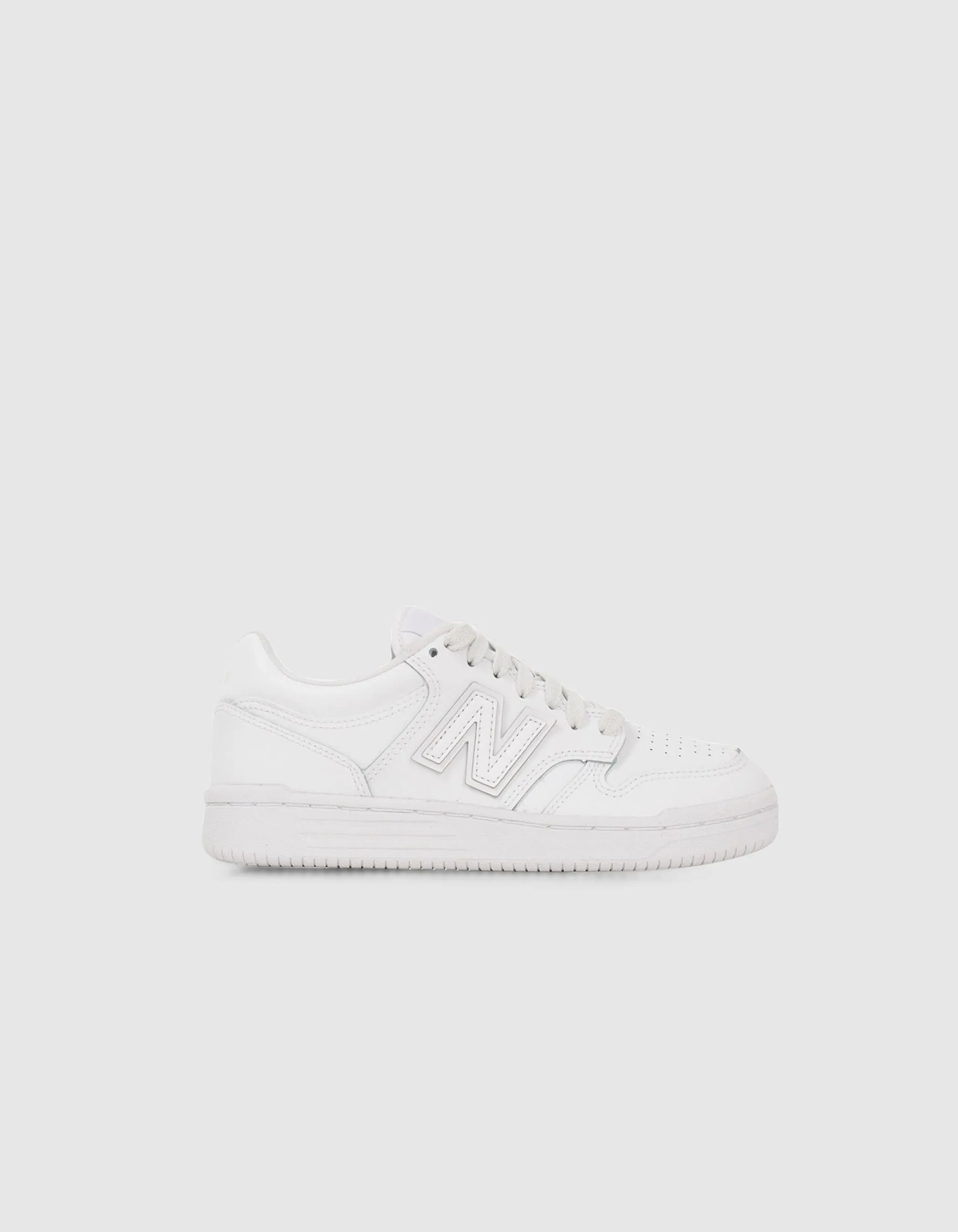 Baskets New Balance 480 blanc fille