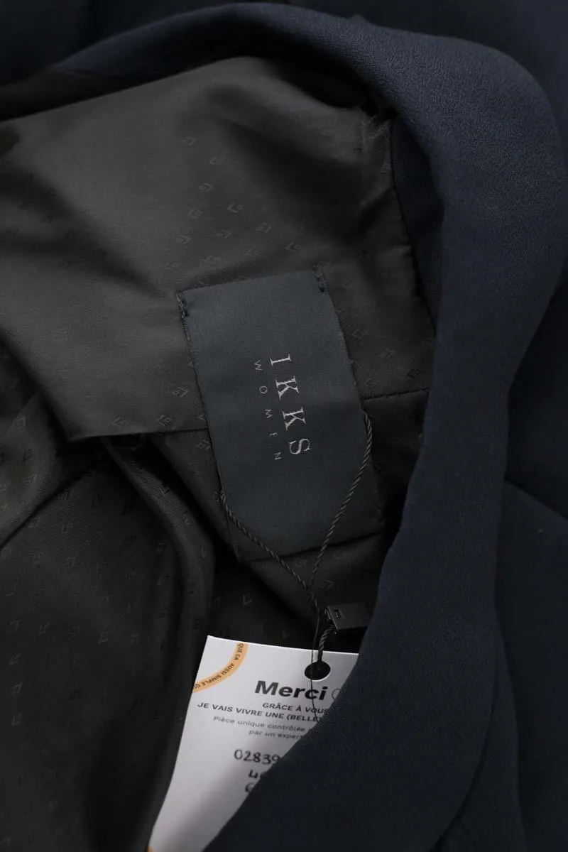 Blazer en laine IKKS bleu. Matière principale laine. Taille 40