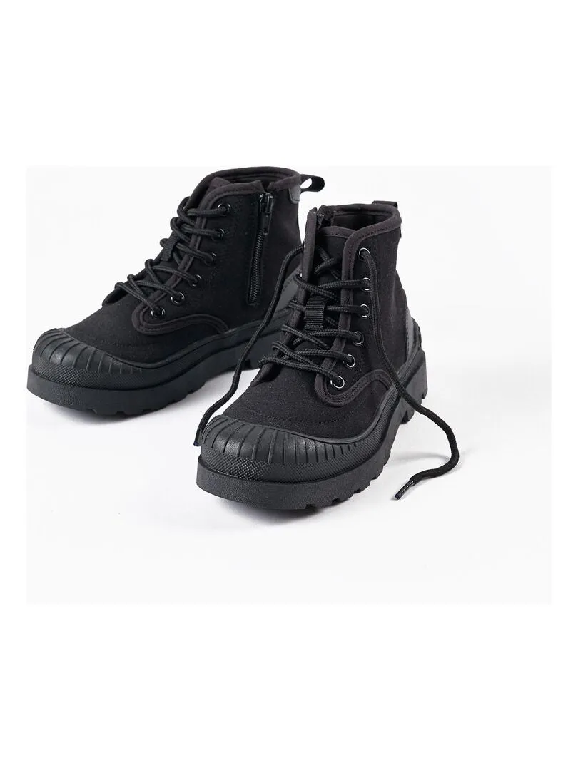 Bottes de motard pour enfants   NORTHERN CALLING - Gris foncé