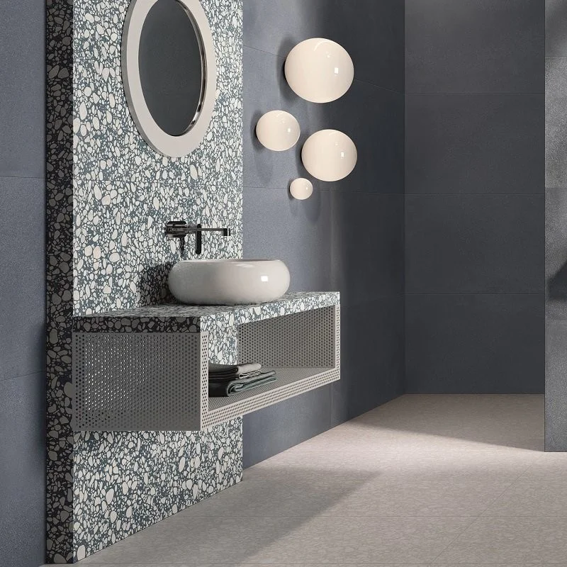 Carrelage intérieur Medley blue imitation terrazzo