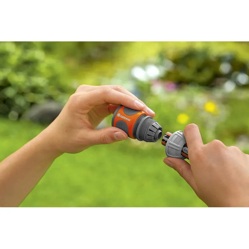 Gardena raccords rapides aquastop 13 mm et 15 mm pour début et fin de tuyau
