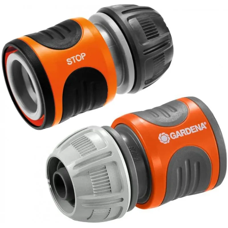 Gardena raccords rapides aquastop 13 mm et 15 mm pour début et fin de tuyau