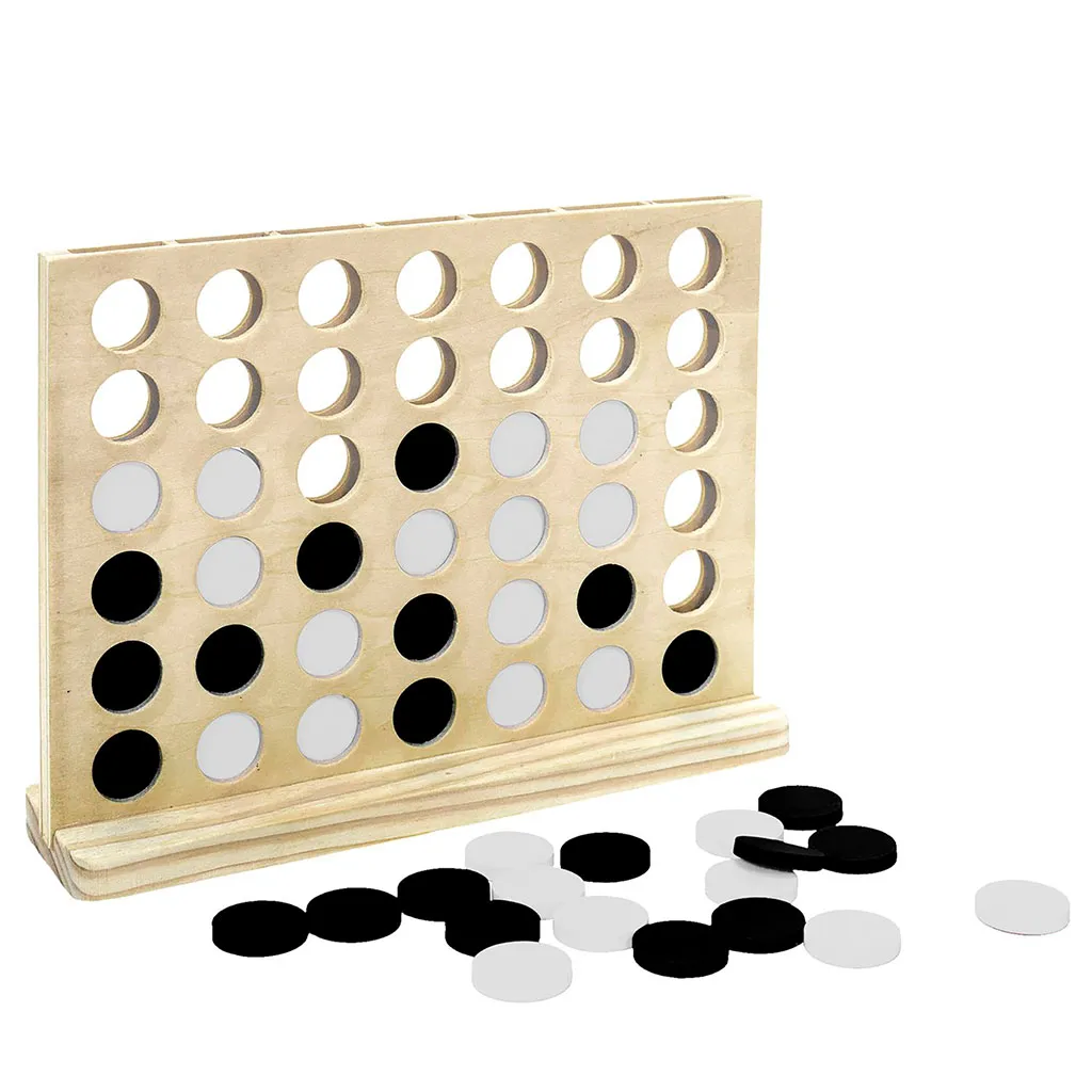 Jeu du 4 à la suite bois 