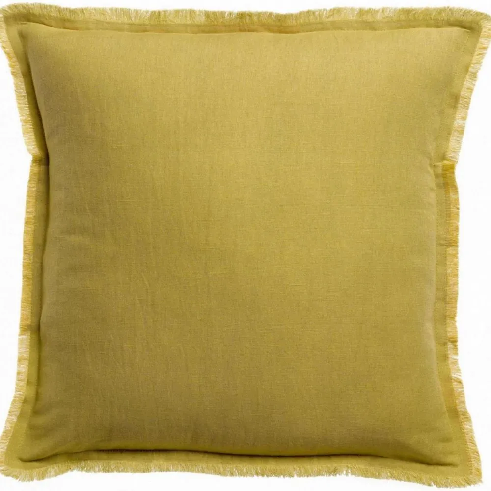 Laly plain cushion gold 45 x 45