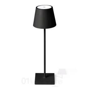Lampe extérieure Toc noir LED 3000K 180Lm IP54 rechargeable USB et sans fil - Faro