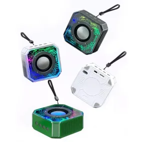 Mini Enceinte Bluetooth RGB Puissante Portable Subwoofer