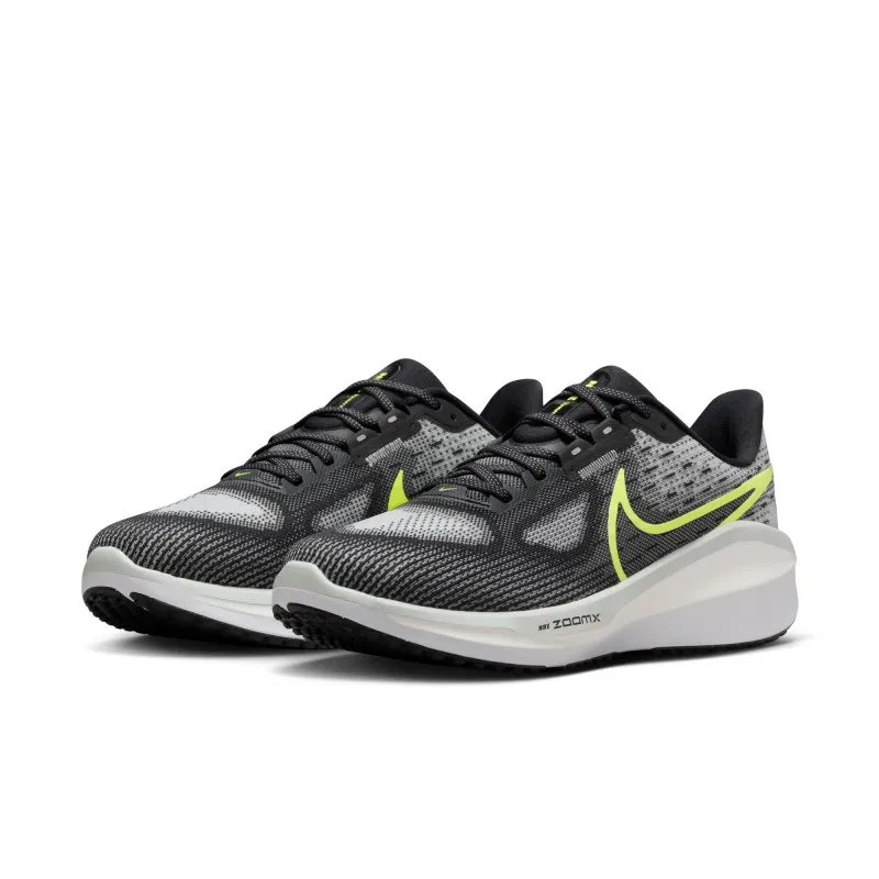 Nike Vomero 17 pour homme - Black/Volt-Lt Smoke Grey-White