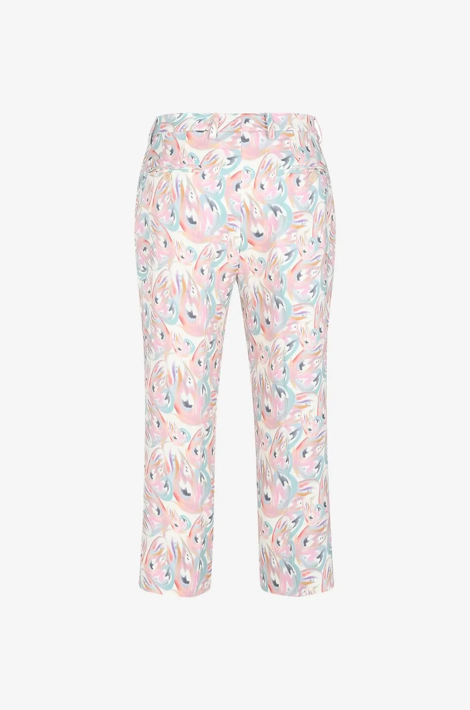 Pantalon capri en crêpe Butterfly Wings