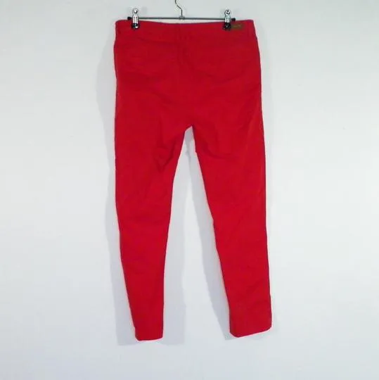 Pantalon Femme Rouge MAYJUNE Taille Estimée 38.