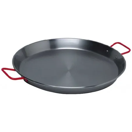 PLAT À PAËLLA ACIER POLI Ø60CM