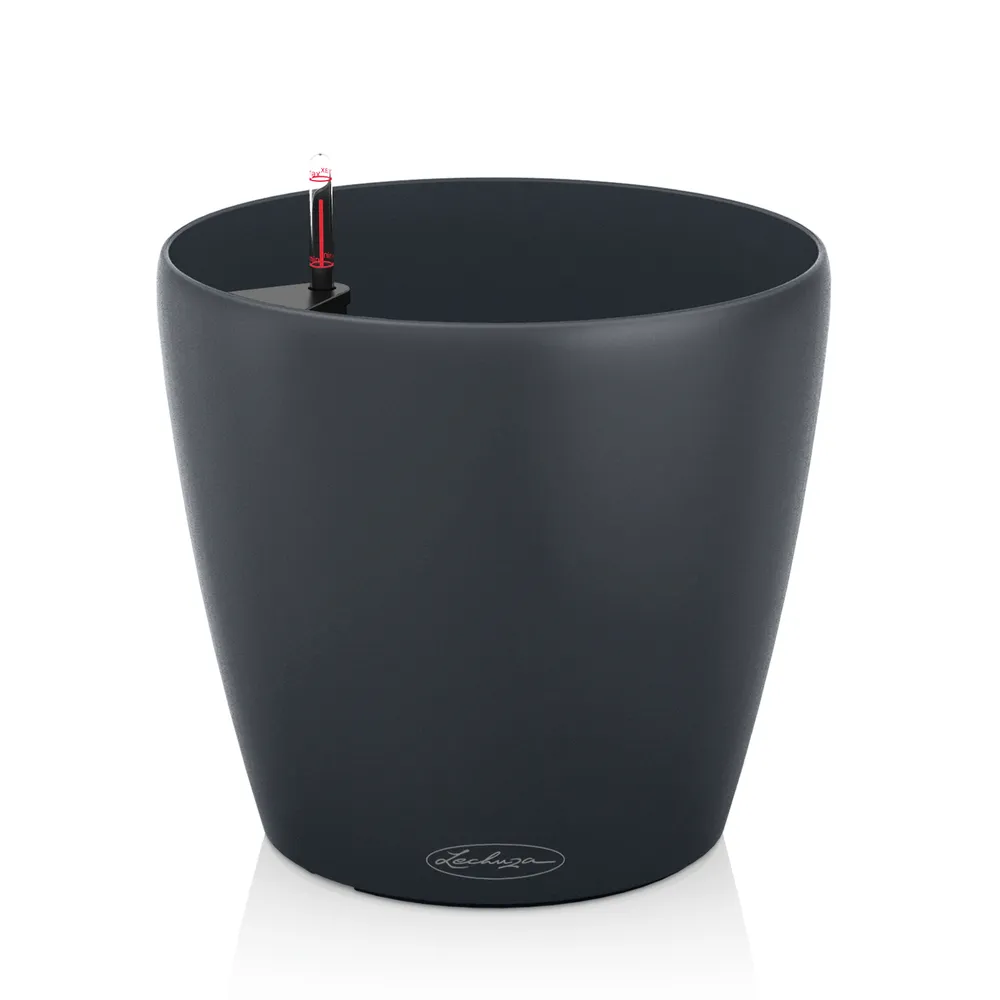 Pot Classico Color en polypropylène, gris ardoise Ø 35 x H. 33 cm