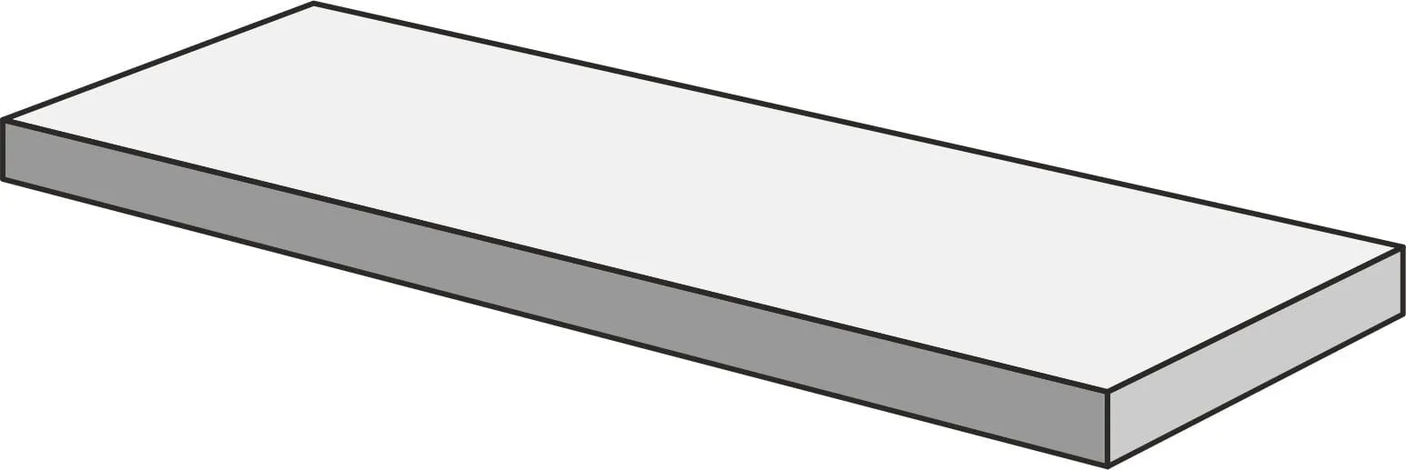 Provenza Ego Tuile d'étape coin droit Grigio Scuro 33x120 cm EGYJ 