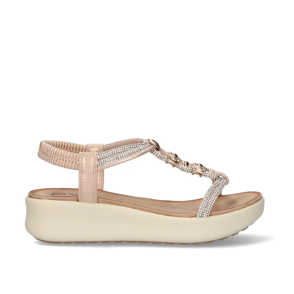 SANDALE EXÉ COMFORT BZX33170-003 STRASS OR ROSE