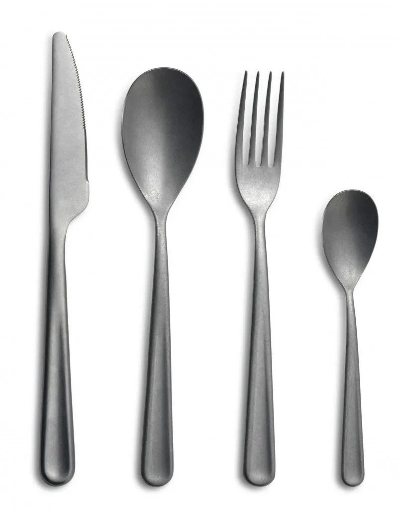 Set pour 60 tables London Vintage Inox 18/10 - Couteau - Fourchette - Cuillère - Cuillère à café - Art de la table 