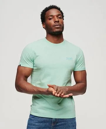 Superdry T-Shirt Classique Melange Vert Clair M1011245A-9VQ 