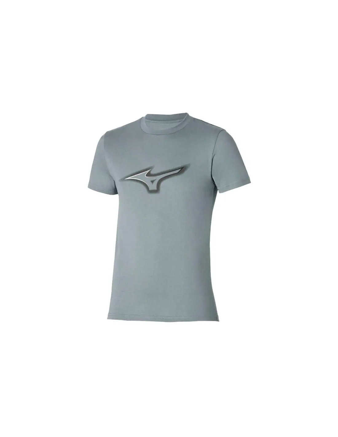 T-shirt by Fitness Mizuno RB Logo Gris Homme
