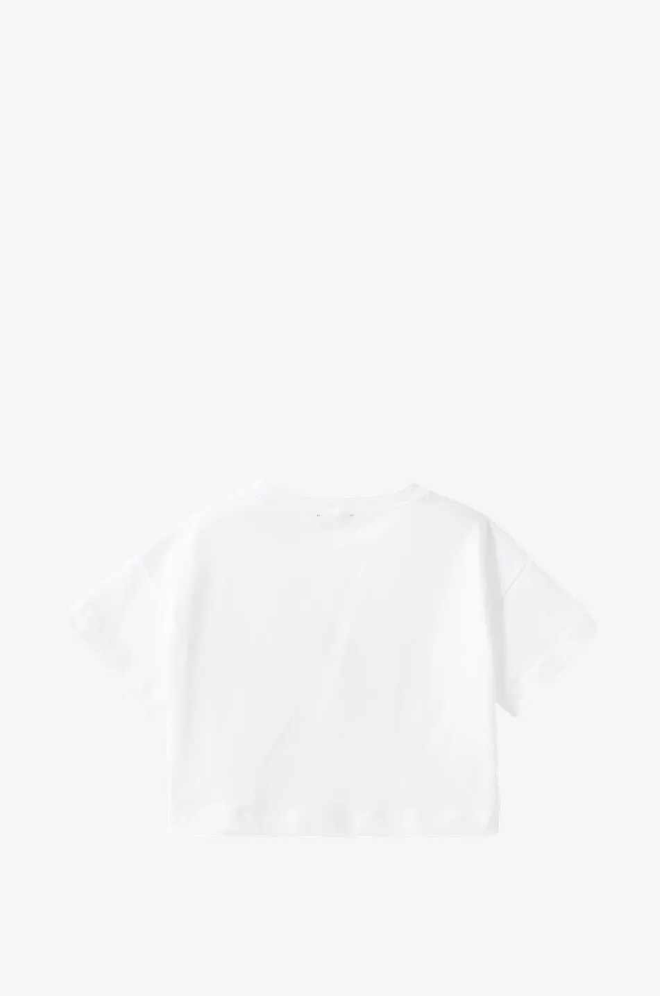 T-shirt fille boxy Flamingo