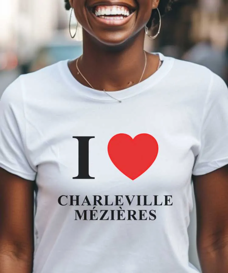 T-Shirt I love Charleville-Mézières