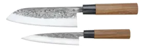 Tadafusa Hocho Nashiji, jeu, 2 pièces, Santoku et Gyuto