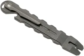 WE Knife Gesila A-08B Grey, titanium prybar
